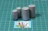 EUREKA XXL E-040 Plastic chemical storage drums Set 2 1:35
